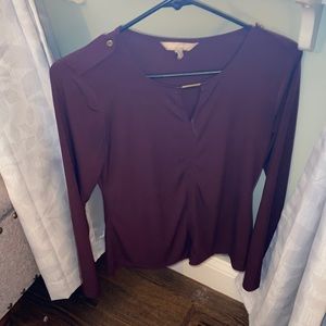 Express Purple XS Blouse